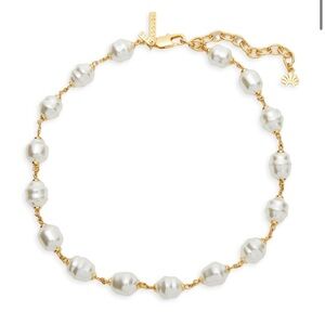 NWT Lele Sadoughi Pearl Necklace